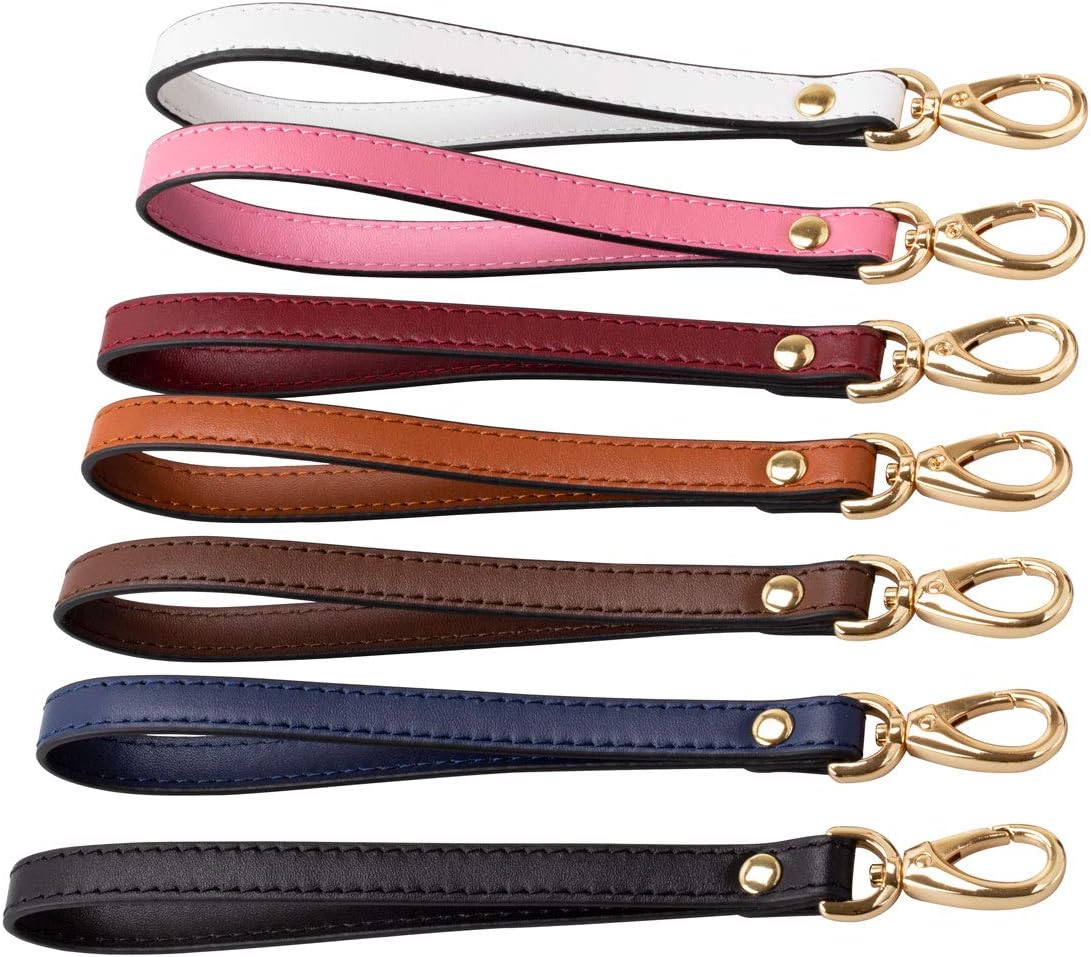 Allzedream Wristlet Strap Genuine Leather Replacement Clutch Purse Key Wrist Lanyard