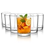 Cello Liberty Glass Tumbler Set of 6, 210ml Each | Dishwasher Safe | Comfortable Grip & Stackable | Perfect Glasses For Drinking Water, Juice, Cocktail, Mocktail, Cold Drinks | For Daily Use & Gifting