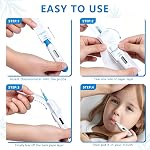 Digital Thermometer Probe Covers, 200 Pieces Disposable | Universal Electronic Thermometer Cover, For Health Center, Underarm Digital Home