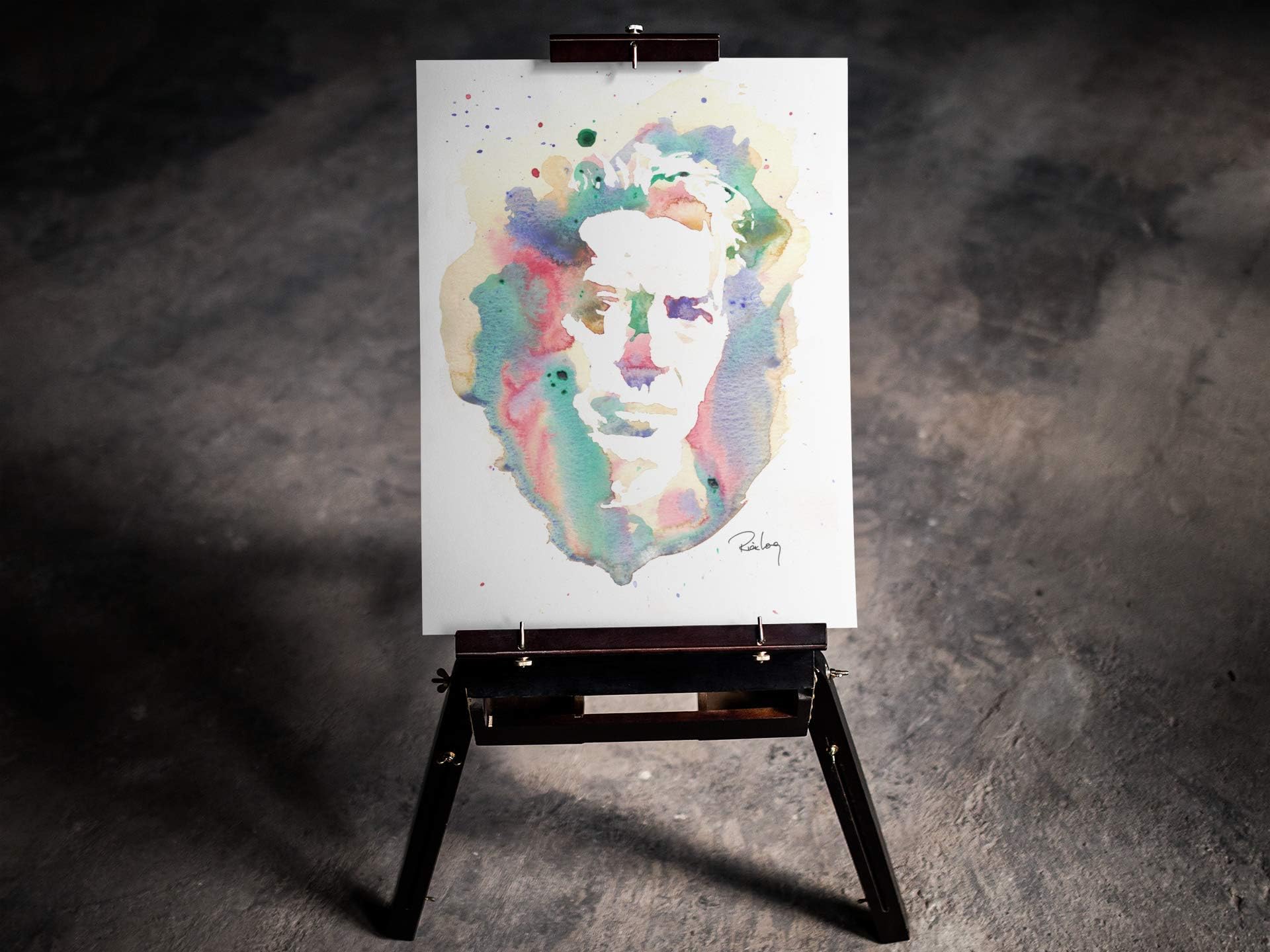 HAND DRAWN Artist Watercolor Original 8" x 10" PRINT of David Bowie!!! Available in 11x14, and 20x30 Prints as well!! Great Gift Idea!