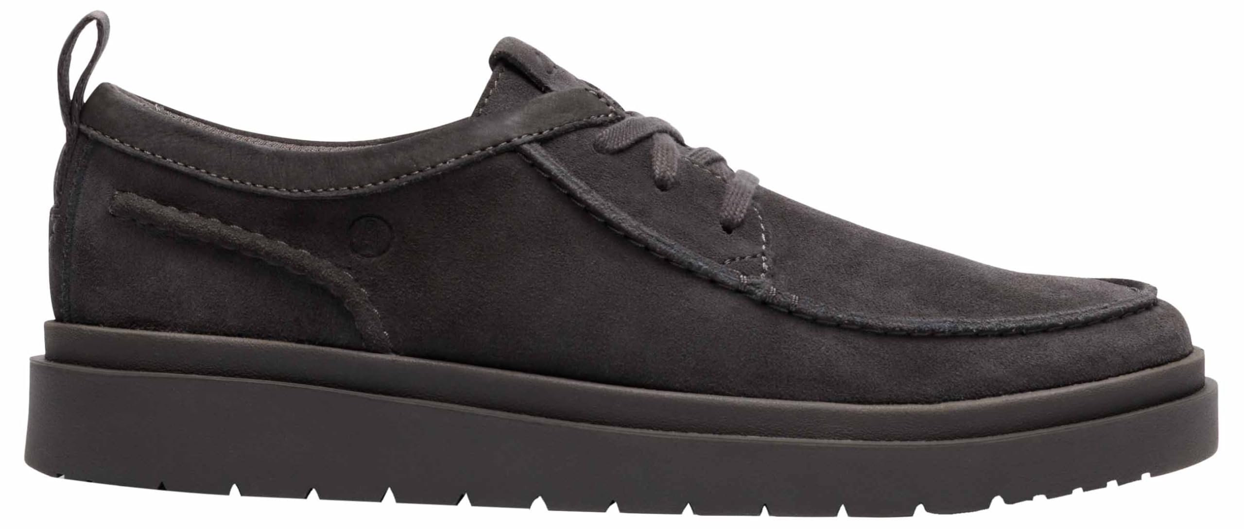 Clarks Polden Moc Mens Dark Grey SDE, 7.5