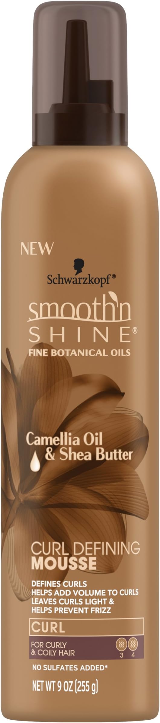 Smooth 'N Shine Curl Defining Mousse, 9 Ounces