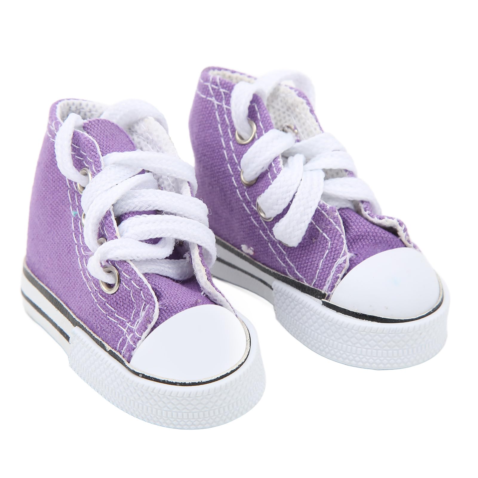 Akozon 10 works of 1/3 Doll Canvas Shoes 3.0 Inches Long Assorted Colors, Anti Slip Doll Plimsolls for DIY Cosplay and Dress Up - Image 4