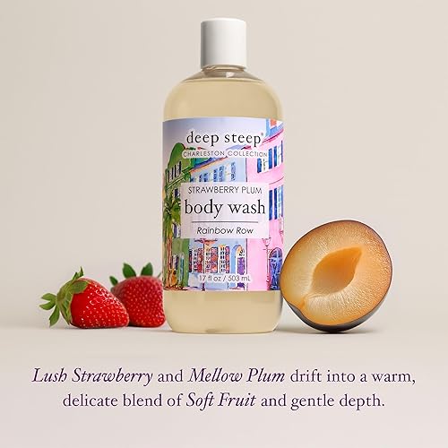 Miniatura 3 de Deep Steep Gel de ducha hidratante con ácido hialurónico, manteca de karité, aloe vera y aceite de argán, vegano, belleza limpia, piel limpia y