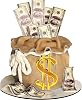 50 Pack Edible 100 Dollar Bill Image Cake Toppers Wafer Paper Fake Money Cake Picks Baby Shower Dollar Birthday Anniversary Cake Decorations Party Supplies