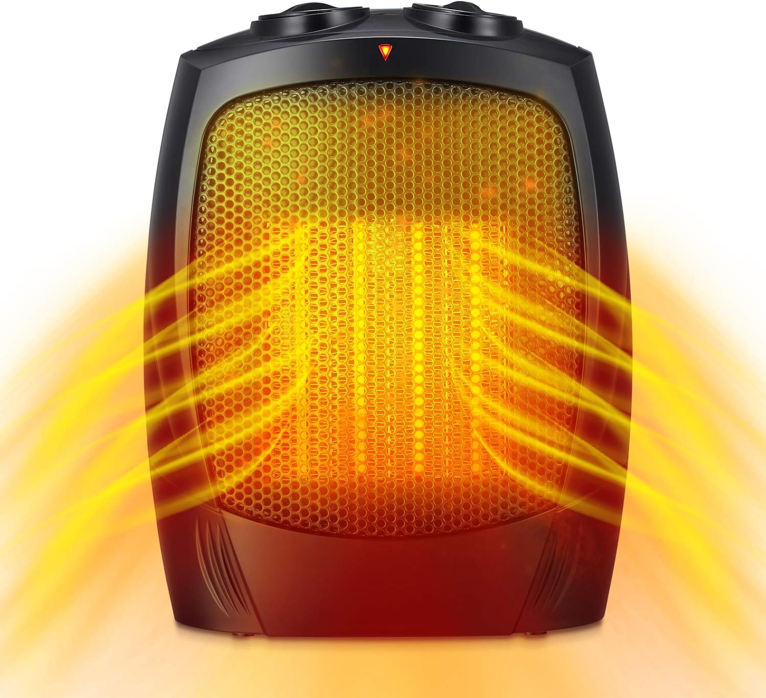 Antarctic Star Space Heater, Portable Heater Electric Ceramic Fan Small Heaters Indoor Use ETL Certified 1500W/750W with Thermostat, Tip-Over and Overheat Protection Quiet for Office Room Desk Home