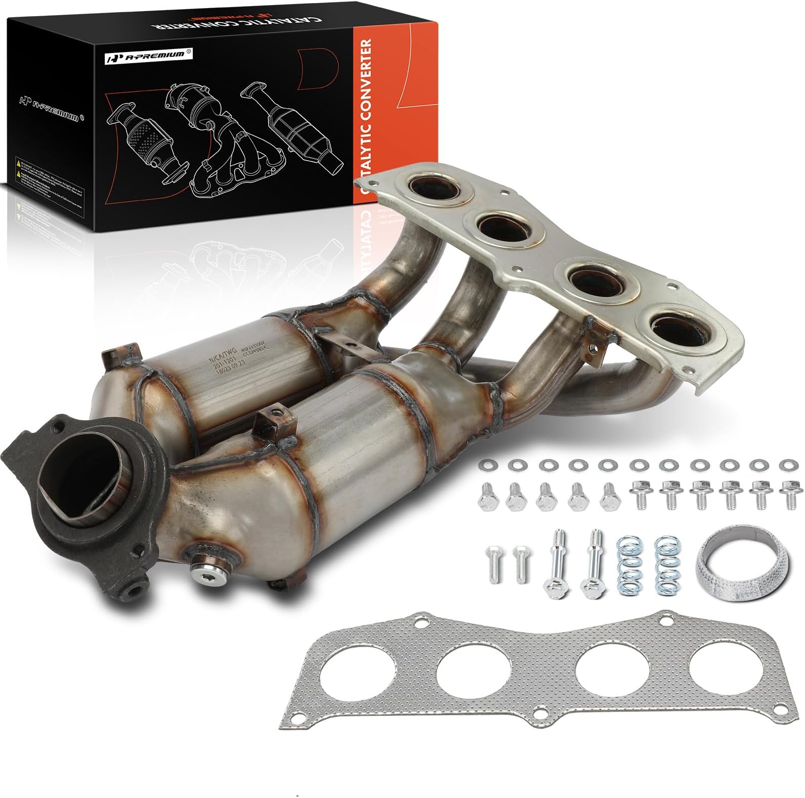 APremium Front Right Exhaust Manifold Catalytic Converter