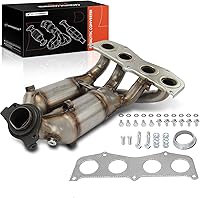 A-Premium Front Exhaust Manifold Catalytic Converter for Toyota RAV4 2001-2003 2.0L - EPA Compliant Direct-Fit Kit w/ Gaskets & Bolts