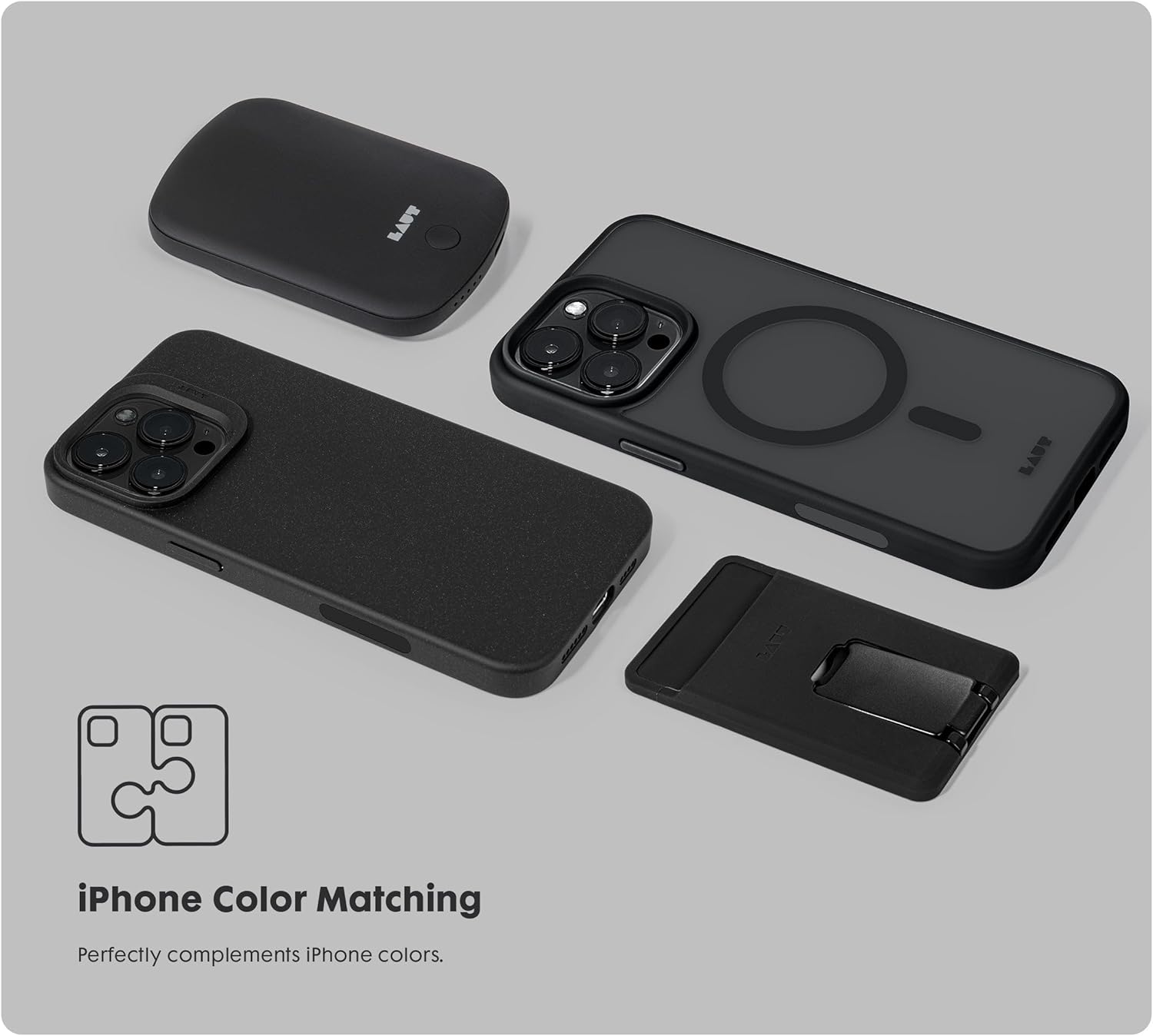 LAUT - HUEX Protect case Compatible with iPhone 16 Pro - Black