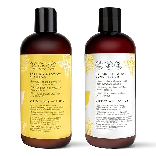 Miniatura 9 de CIBU El paquete de champú y acondicionador Curl + Coil 90004 limpia, hidrata, revitaliza, desenreda y conserva el rizo natural + bobina para un