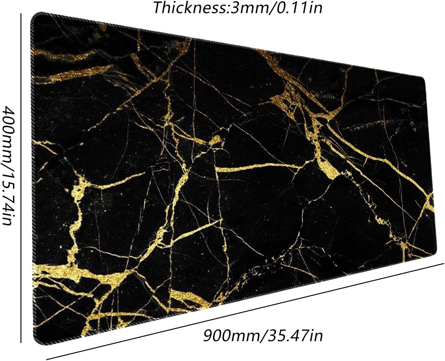 大型ゲーミングマウスパッド デスクマット 拡張大理石 大型マウスパッド キーボードマウスマット デスクパッド コンピューター ノート