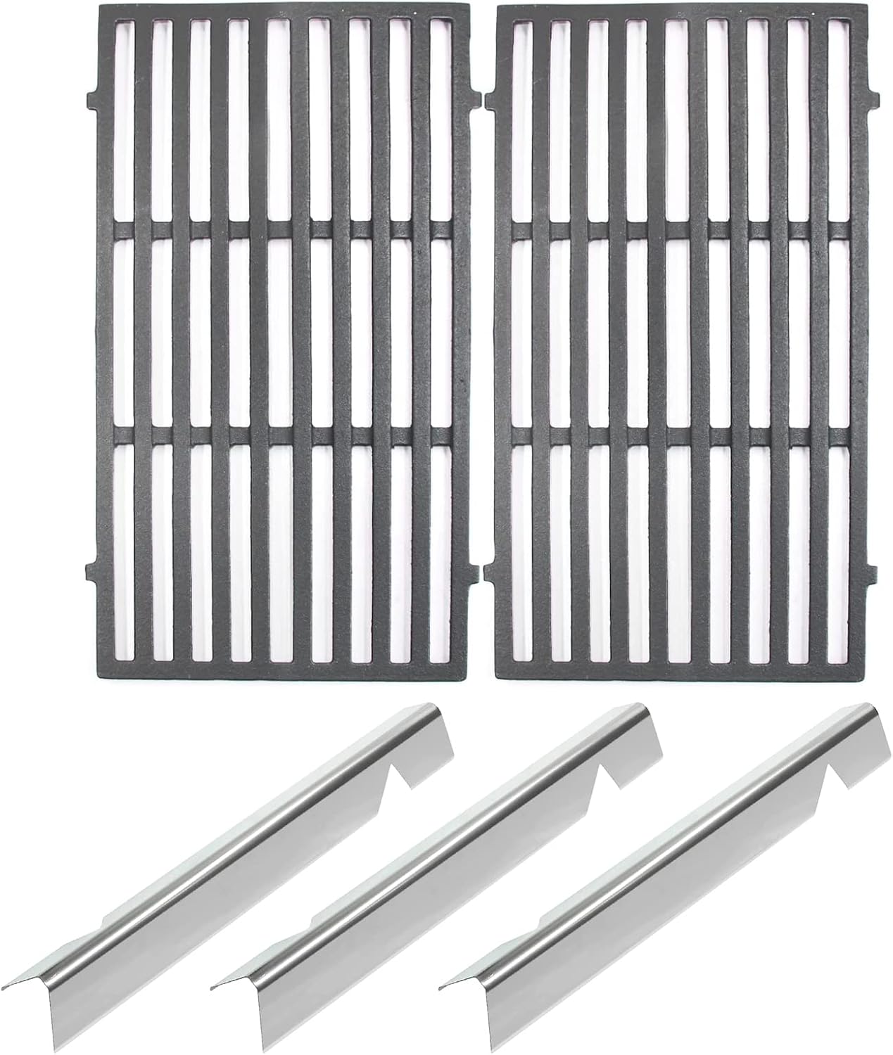 Hongso 18 7/8 Cast Iron Grill Grates and Flavorizer Bars