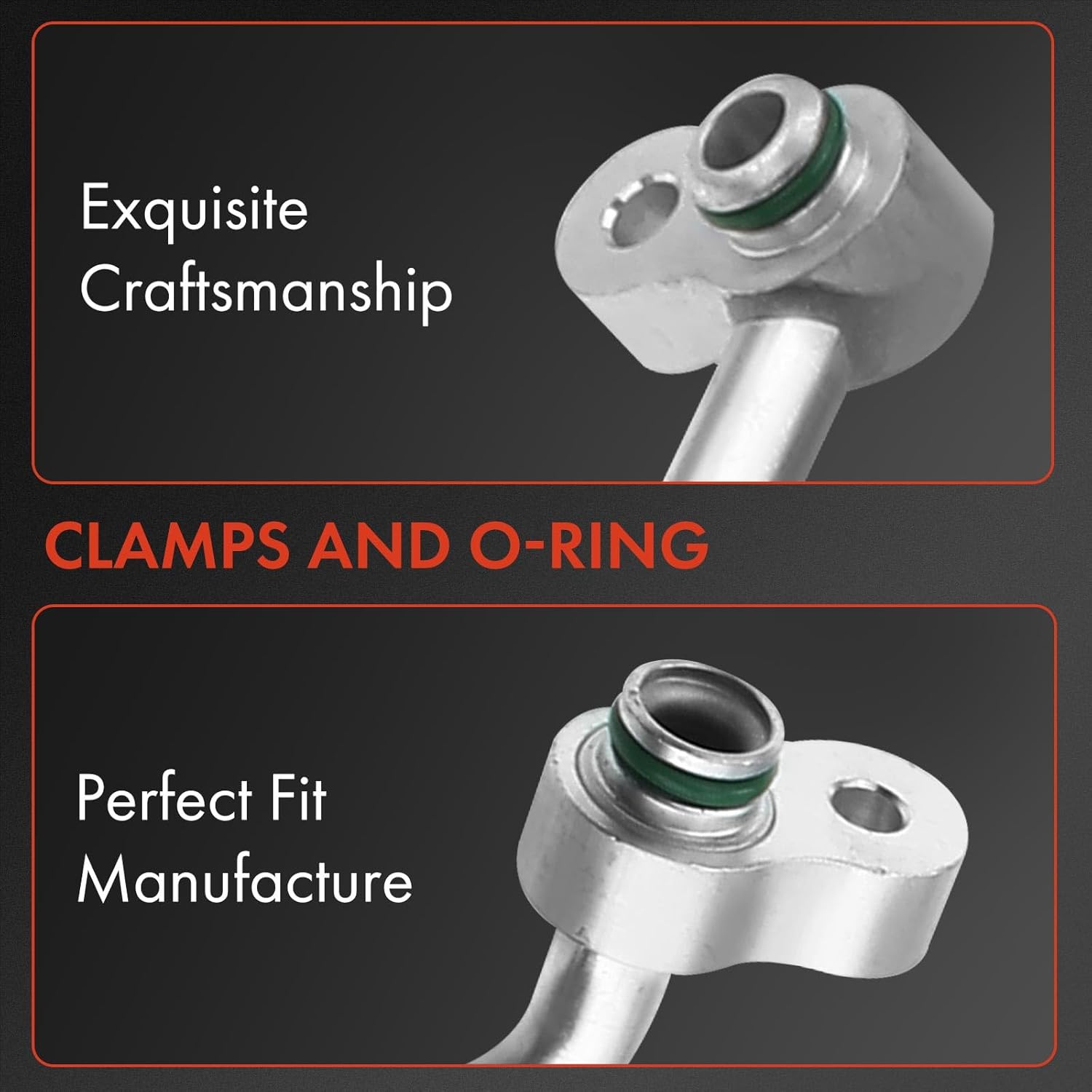 A-Premium A/C Suction Hose & Discharge Line Hose Assembly Compatible with Honda Odyssey 2011-2017, 3.5L