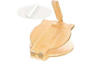 Bamboo Tortilla Press: Kitchen Companion for Perfectly Flat Tortillas
