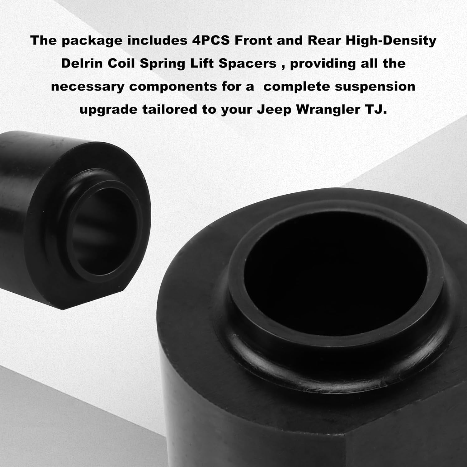 RYANSTAR RACING 3" Front 3" Rear Lift Blocks Kit Compatible with Jeep Wrangler TJ 1997-2006 Full Leveling Suspension Lift Kit