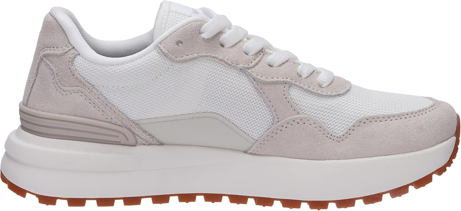 WHITIN Women's Wide Toe Box Walking Shoes | Cushioned Retro Suede Trainers for Daily Walks, Casual Outings & Light Fitness