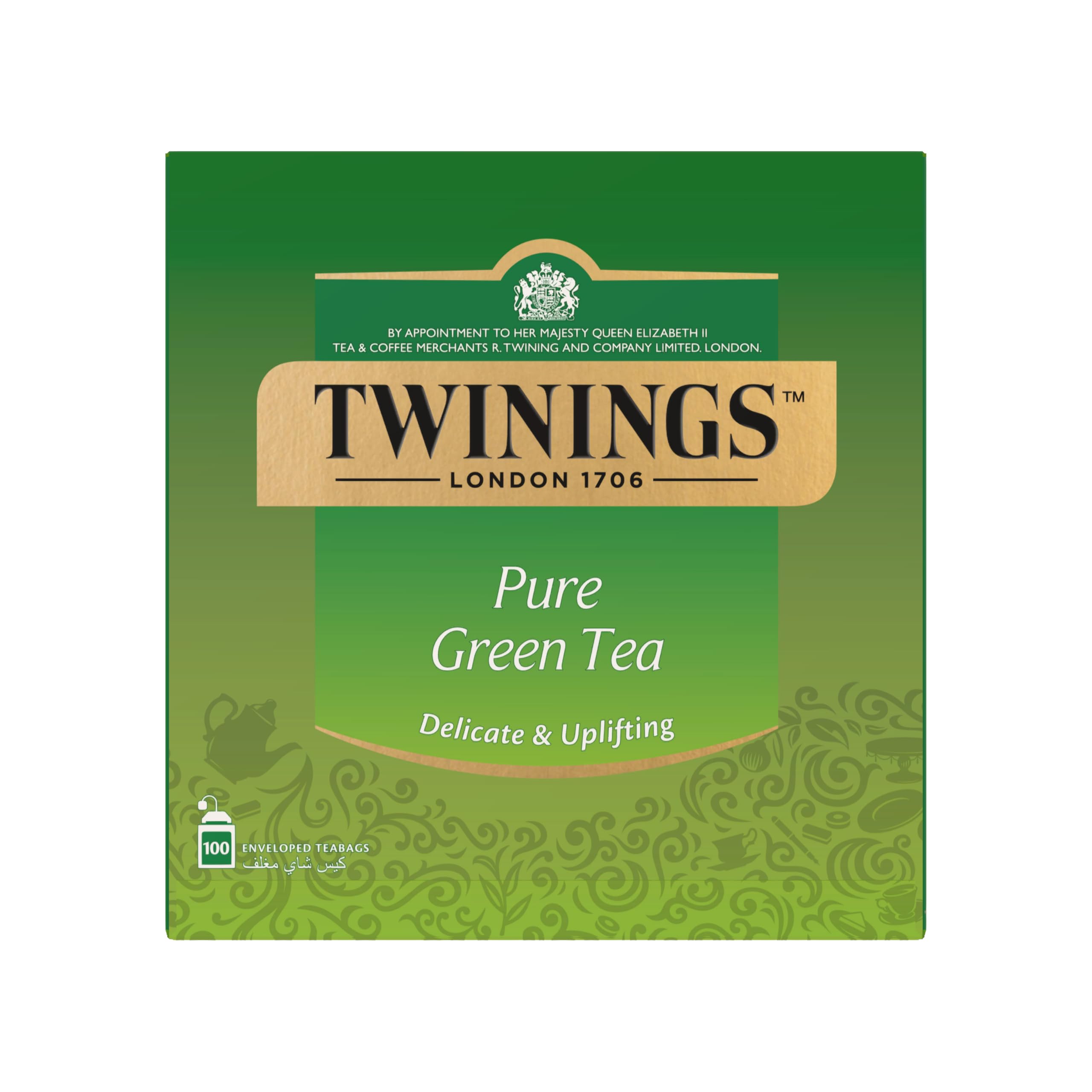 Twinings Pure Green Tea 100 Tea Bags