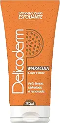 Sabonete Líquido Esfoliante, Aroma Maracujá, 180 ml, Laranja