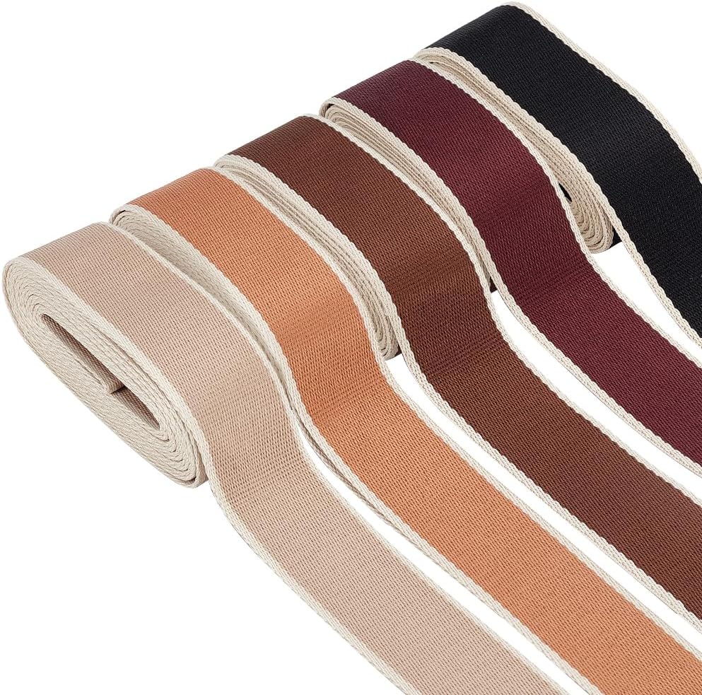 PH PandaHall 54.86m 20 Couleurs Sangle En PP 25mm Ruban En Coton Avec