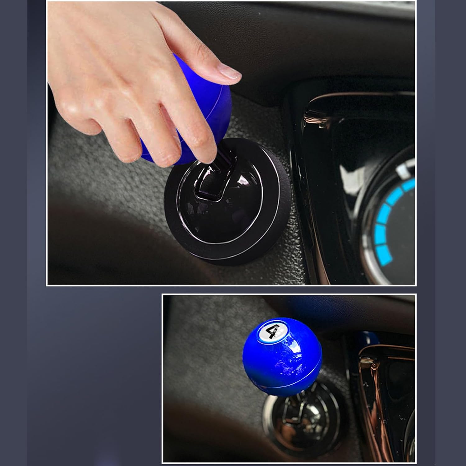 Car Push to Starter Button Rockers Car Button Starter Lever Car Engine Starter Stop Button Joystick Interior Decorations image 4