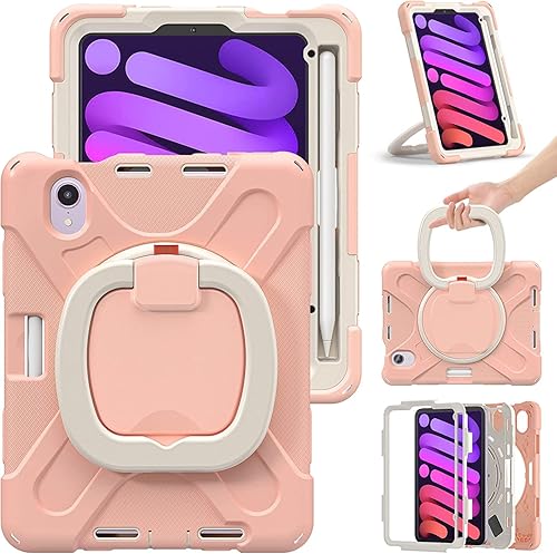 Vista 191 de Funda para iPad (A16) de 11 pulgadas 2025, Aslo para iPad 10 de 10.9 pulgadas 2022, funda resistente a prueba de golpes, soporte giratorio, soporte