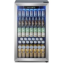 Electactic Mini Fridge 130 Can Beverage Refrigerator Cooler, 3.2 Cu.Ft Drink Fridge forSoda Wine Beer, Digital Temperature Control Cooler for Home, Dorm, Bar