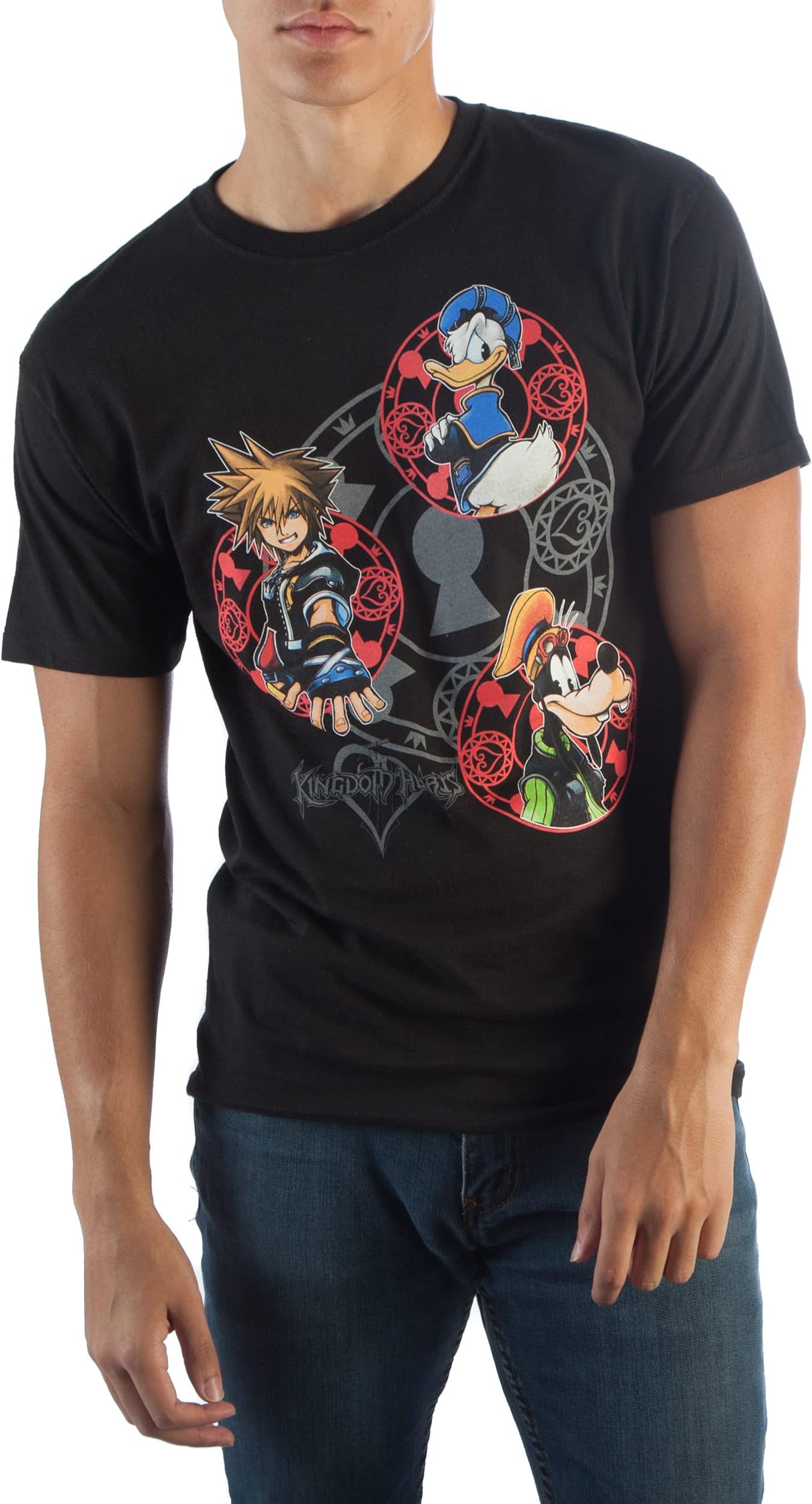 Kingdom Hearts Group Tee - Black - XL
