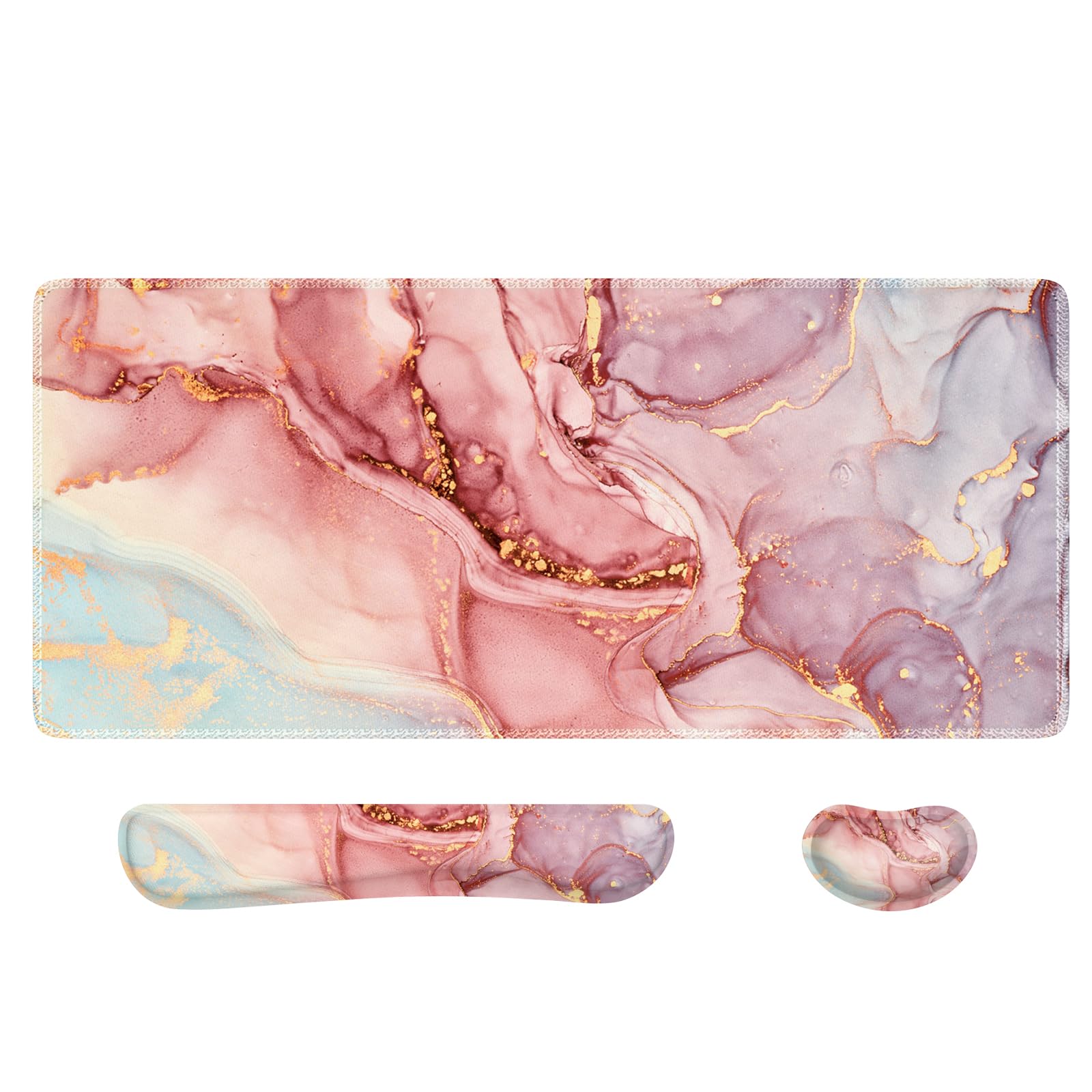 Cat Themed Desk Mat Set – Ergonomic Mouse Pad And Wrist Rest - View #6