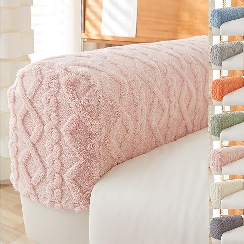 Miniatura 17 de Fundas para Brazos de Sofá y Fundas para Brazos de Sillón Juego de 2 - Protectores Elásticos para Reposabrazos de Sofá con Agarre Antideslizante