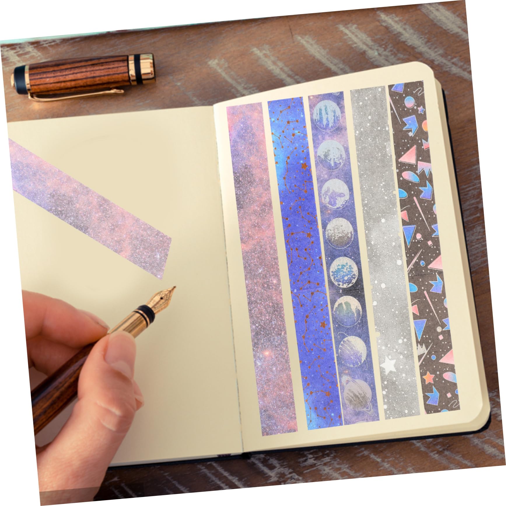 SEWACC 57rollos Cintas Washi para Manualidades y Scrapbooking y Fáciles De Usar para Embalaje y Decoración De