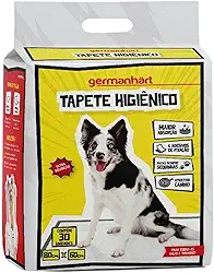 Germanhart Tapete Higiênico para Cães 60x80, Super Absorvente, Antivazamento e com Atrativo Canino 7 Unidades