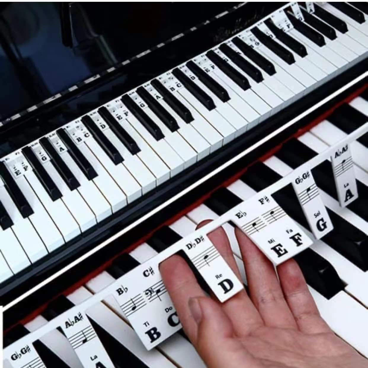 Autocollants Amovibles Pour Clavier De Piano Pour Débutants