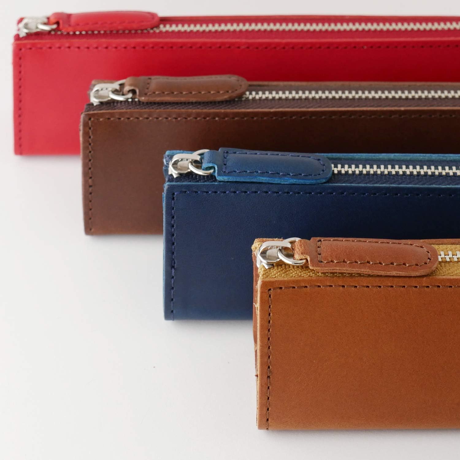 [ Slip-On] ペンケース イタリアンレザー Mサイズ BT