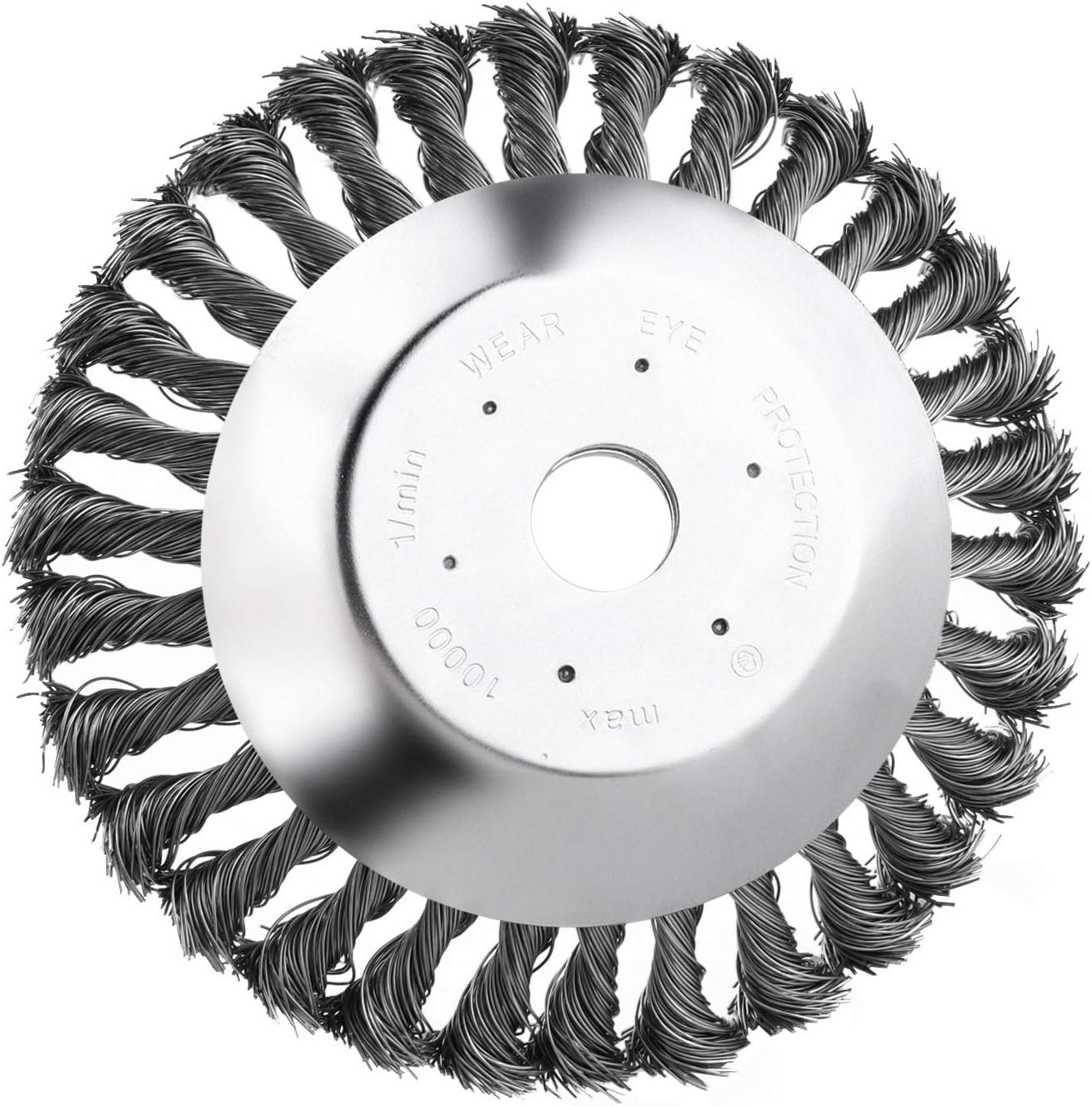 Plattenreinigung Ohne Kratzer Unkrautbürste Aus Nylon Für Freischneider – Aluminiumkopf, Inkl. 32 M Ersatzfaden – Schonend Zu Pflaster