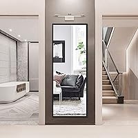 Vista 7 de Edenseelake Paquete de 2 espejos de pared de longitud completa de 14 x 48 pulgadas para dormitorio, sala de estar, color negro