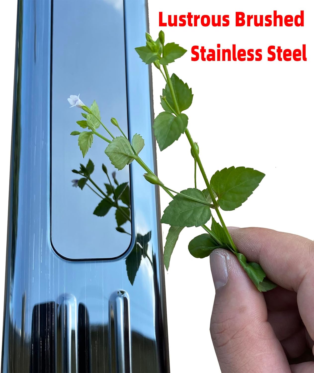 Door Sill Guards for 2019-2024 Ram 1500 Crew Cab & Mega Cab ONLY | Not for Quad Cab or Classic | Stainless Steel Entry Guards - 4Pcs