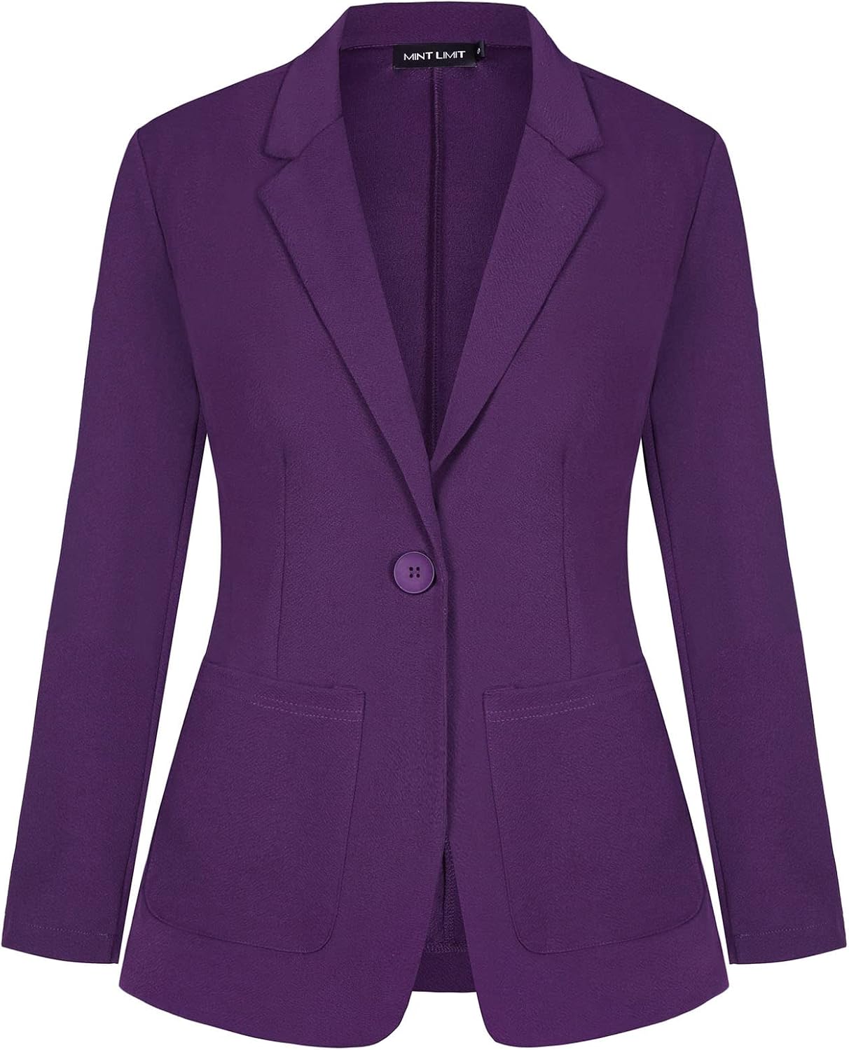 MINTLIMIT Blazers for Women Casual Long Sleeve Open Front Cardigan Button Work Office Blazers Jackets with Pockets