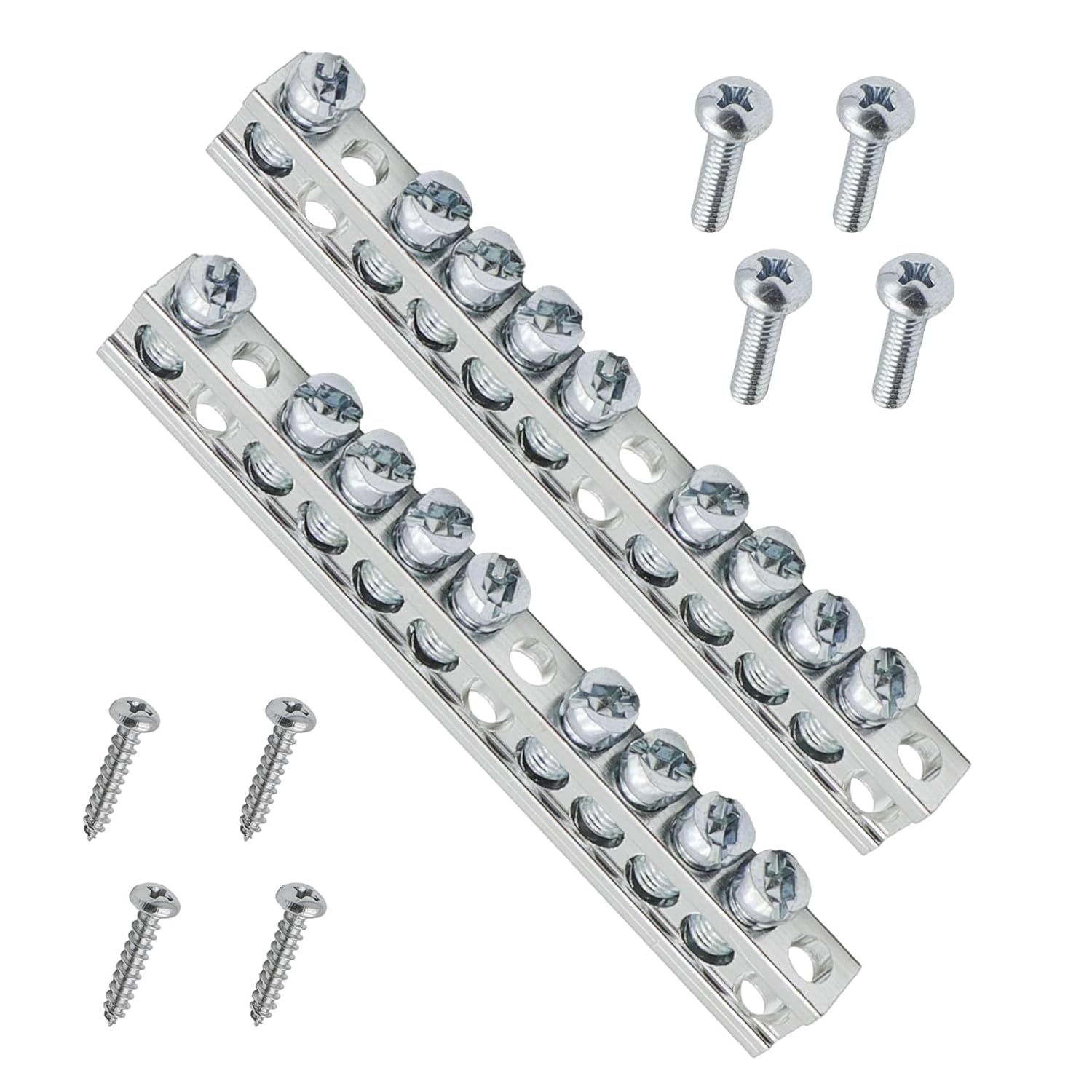 3MIRRORS PK12GTACP 12 Terminal Ground Bar Kit for Square D Electrical Panels 2-Pack (PK12GTACP 12)