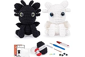 Dalycro Dragon Crochet Kit: Learn the Art of Amigurumi with Beginner-Friendly Tutorials