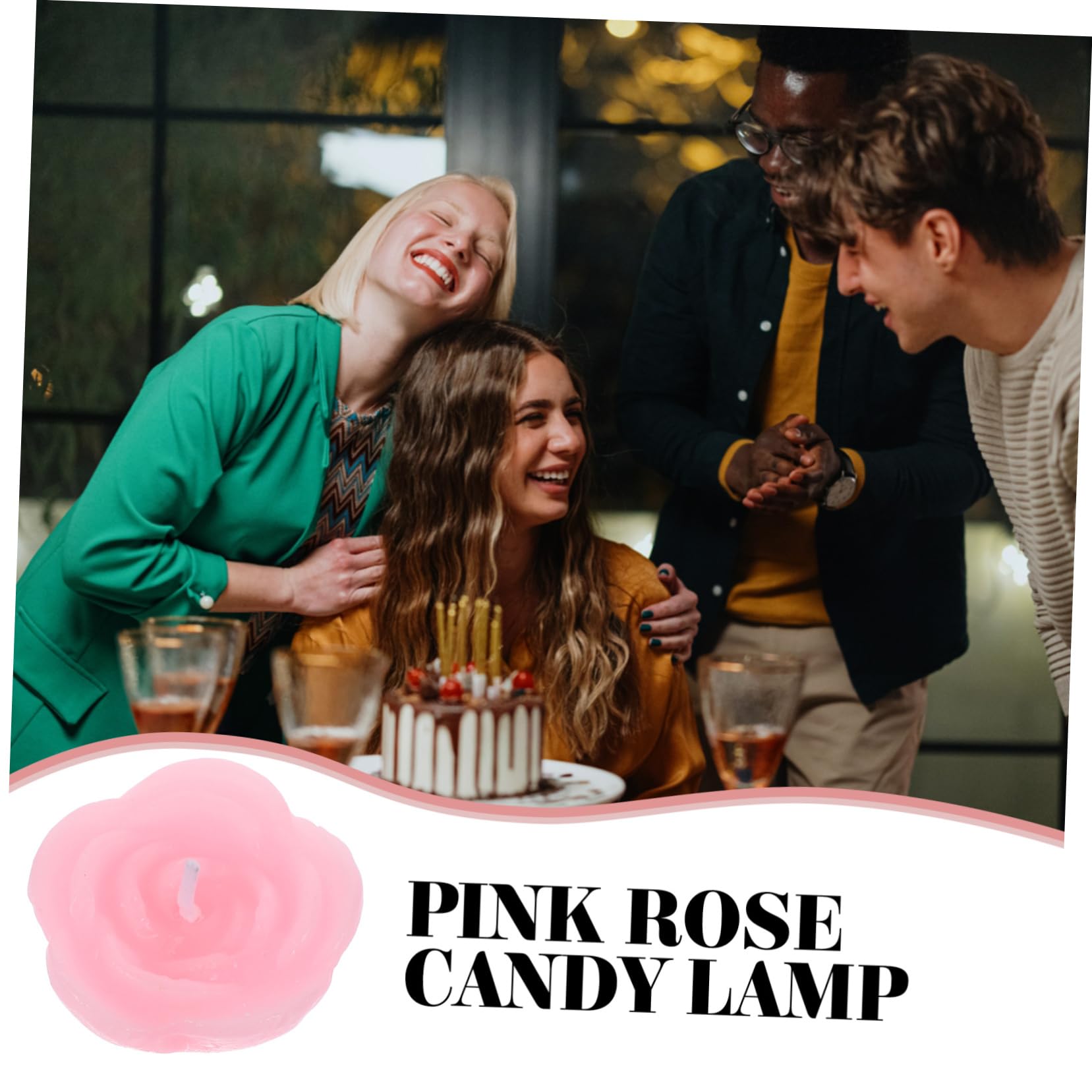 12pezzi Candele Galleggianti Rosa Forma Di Fiore Per Decorazioni Di Matrimonio e Feste Candele Decorative Per Atmosfera Romantica e Festiva Per Casa e Compleanni