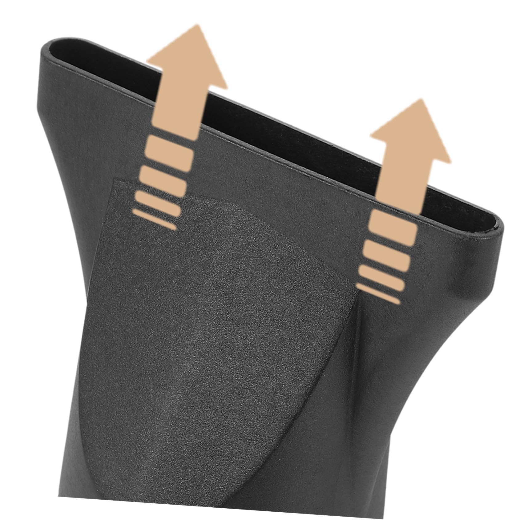 INOOMP Boquillas Concentradoras para Secador de Pelo Negro de Plástico, 4 Piezas, Diseño Preciso para Mejorar el Rendimiento del Secador, Compatibles Boquillas de 4-4.8 Cm