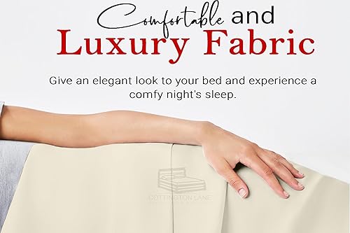 Miniatura 5 de Juego de sábanas divididas tamaño King para cama ajustable, sábanas 100% algodón, juego de sábanas divididas de 5 piezas, juego de sábanas de tamaño