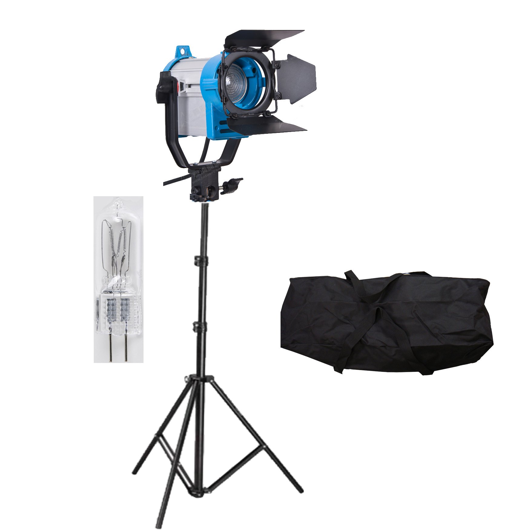 Video Spotlight Fresnel Tungsten Continuous Lighting Kit 150w