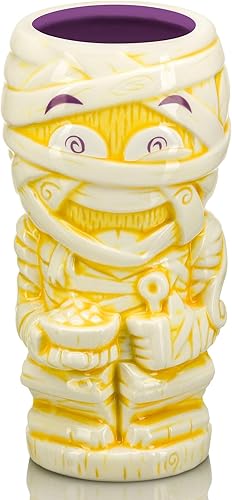 Geeki Tikis Monster Cereals Yummy Mummy - Taza de cerámica coleccionable de cereales monstruo oficial, colección exclusiva de vasos tropicales,