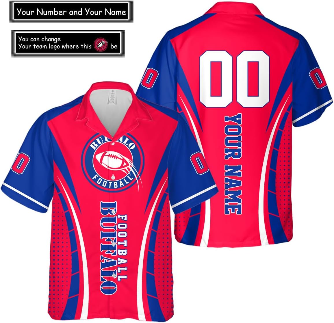 Discover Personalized Buffalo Football Team Bills Hawaiian Shirts for Men, Gift for Fan