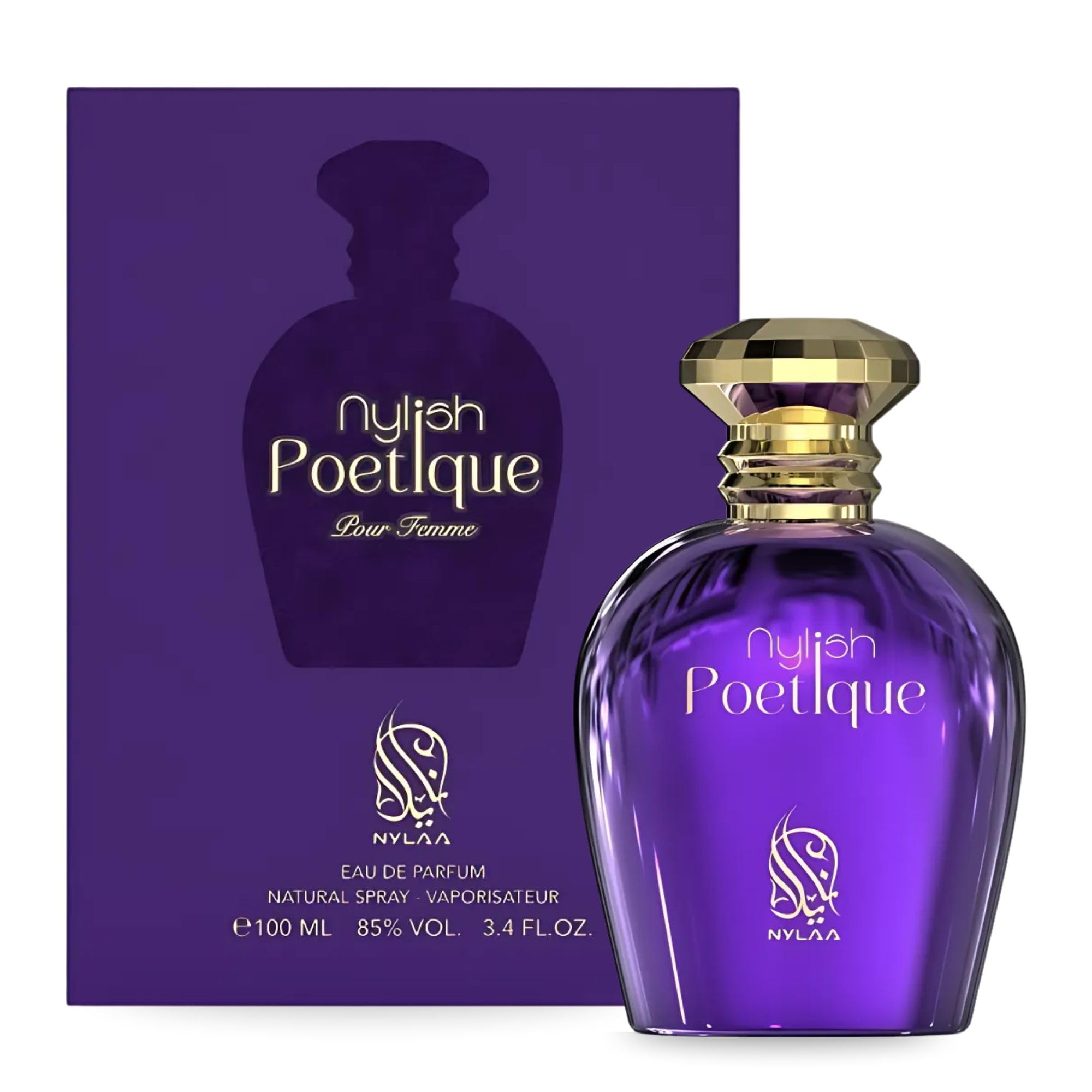 Nylish Poetique 100ml Nylaa Perfume for Women Bloom Eau De Parfum- Rich Scent Filled with Flowers Musk Rose Vanilla Perfume Aroma