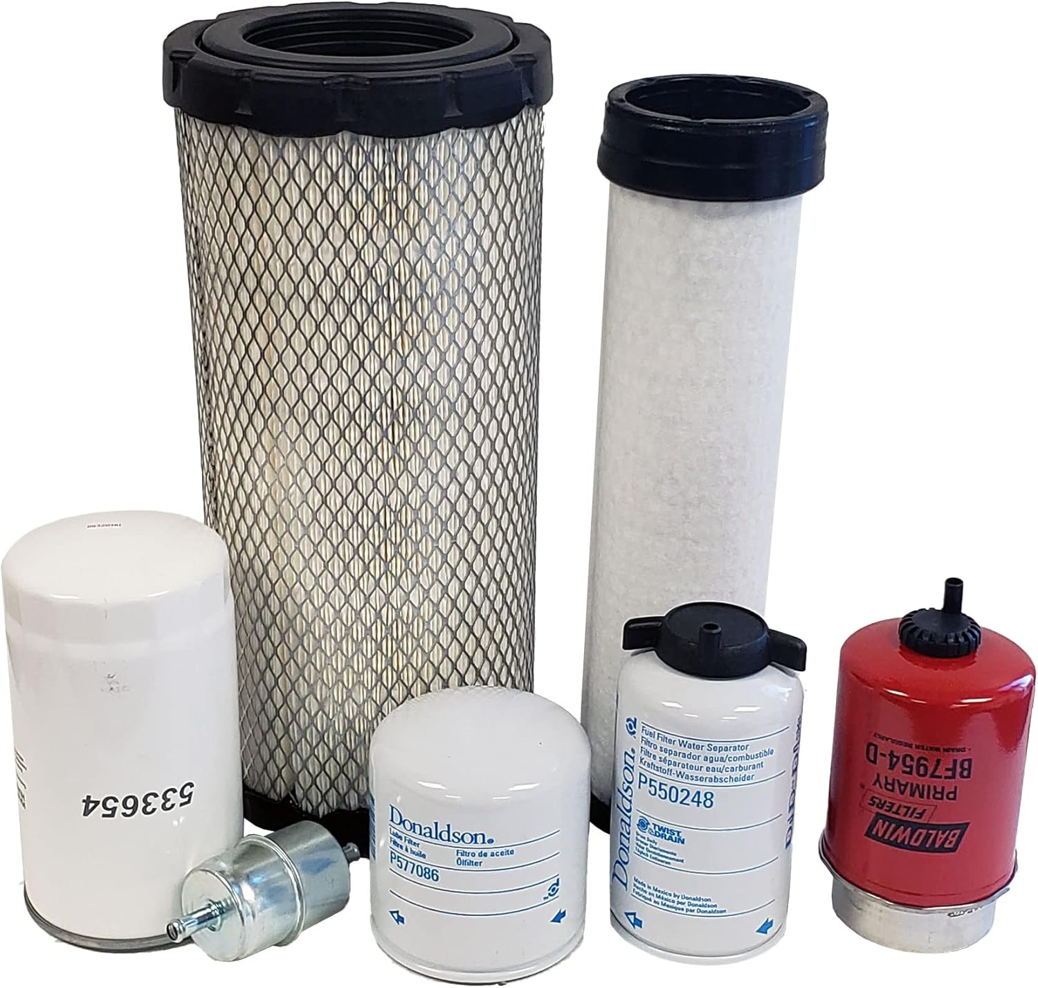 CFKIT Maintenance Filter Kit Compatible with CASE TV450Bw/ FPT F5BFL413D Tier 4 Final Eng.