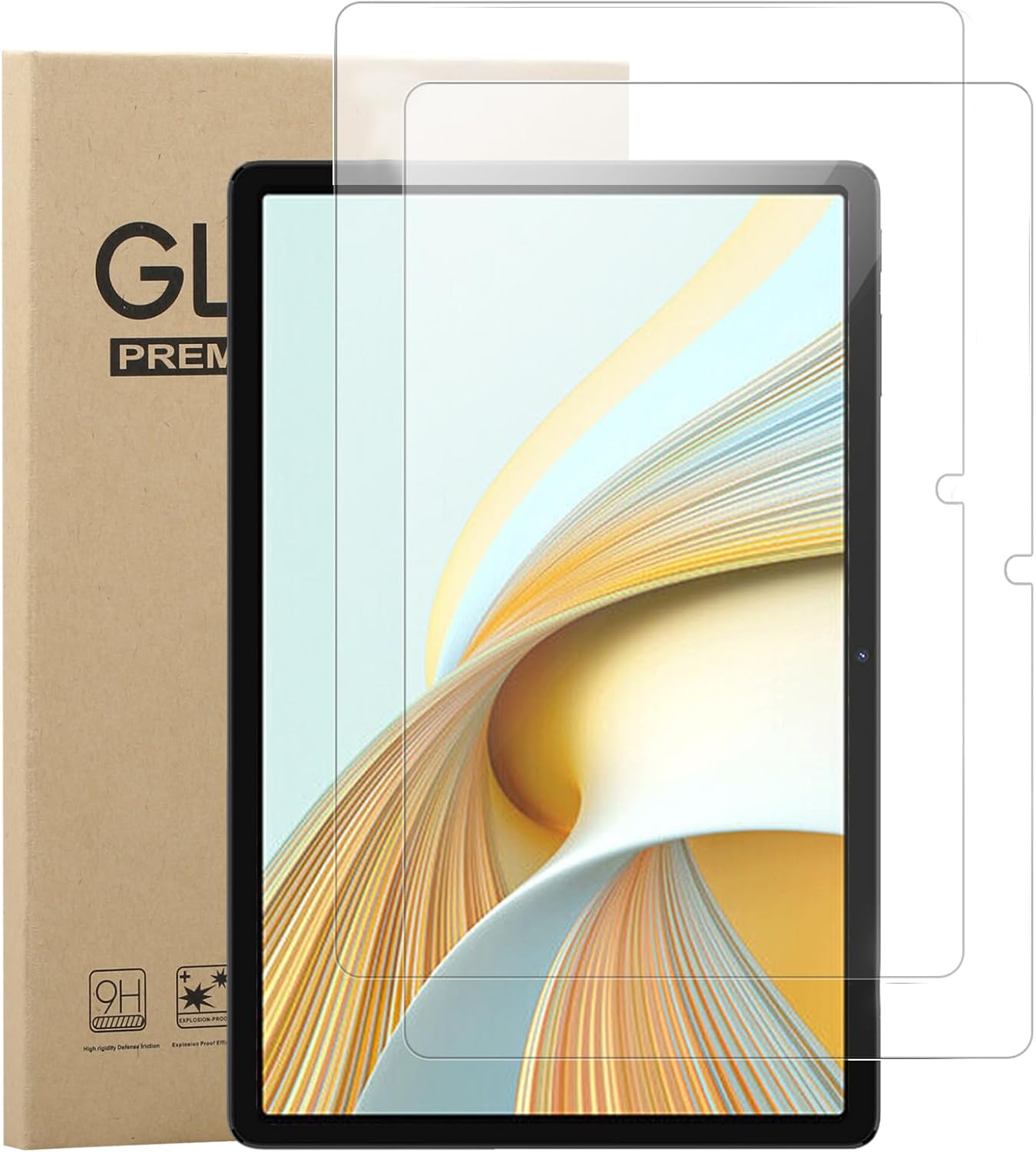 FZZSZS (2-Pack) For Umidigi Note 100 5G Tempered Glass Screen Protector, Anti Scratch 9H Hardness Protective Film HD Clear Anti-Fingerprint Bubble - View #9