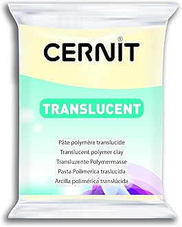 CERNIT Transparant Clay 56g, Night Clow, 7 x 5.5 x 1.5 cm