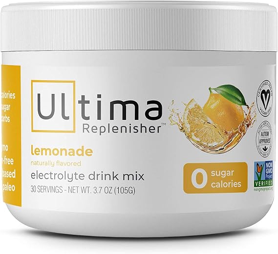 Ultima Replenisher Electrolyte Hydration Powder, Lemonade